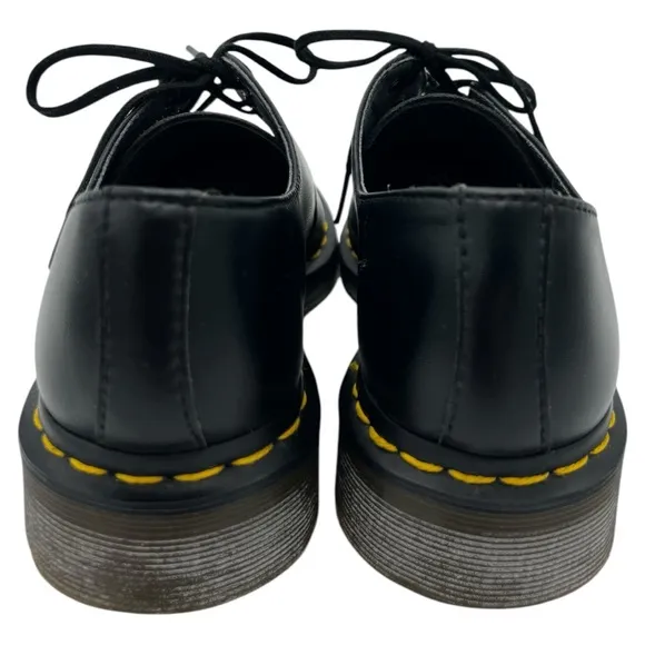 DR. MARTENS NWOT VEGAN BLACK 3 EYE SHOES UNISEX SZ 5M 6L