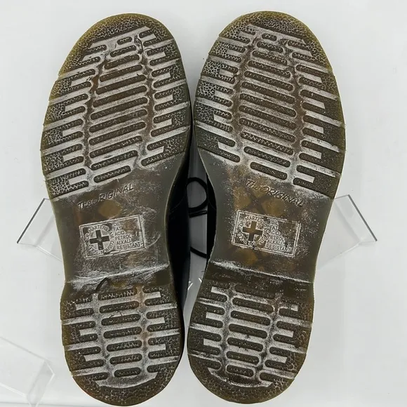 DR. MARTENS NWOT VEGAN BLACK 3 EYE SHOES UNISEX SZ 5M 6L