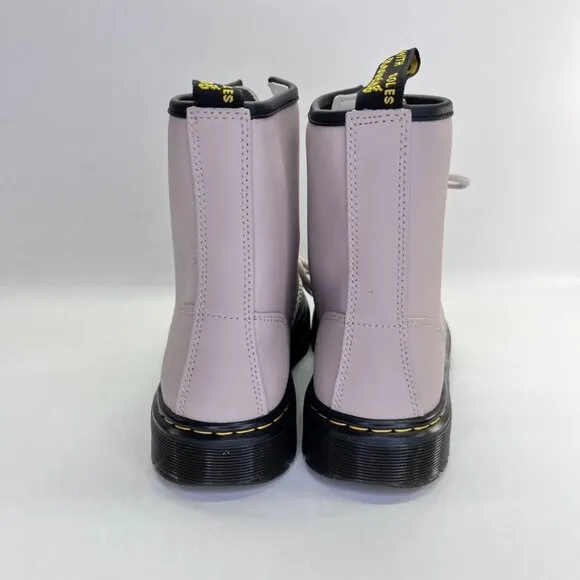 Dr. Martens Zavala Combat Boots Women's Size 6 B Taupe Flat