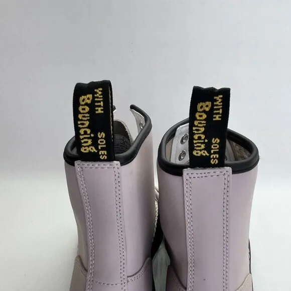 Dr. Martens Zavala Combat Boots Women's Size 6 B Taupe Flat
