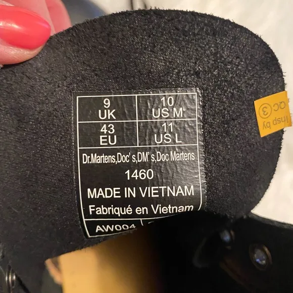 Dr. Martens1460‎ Vintage 8 Eye Boots NIB
