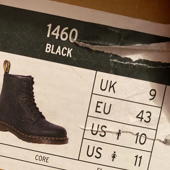 Dr. Martens1460‎ Vintage 8 Eye Boots NIB