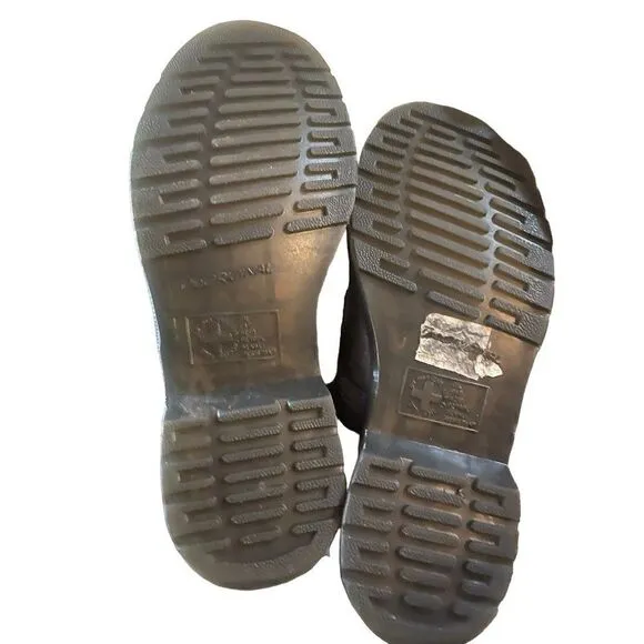 Dr. Martens Women's Aimilie Pewter Metallic Women's 6  will fit 7 doc martens