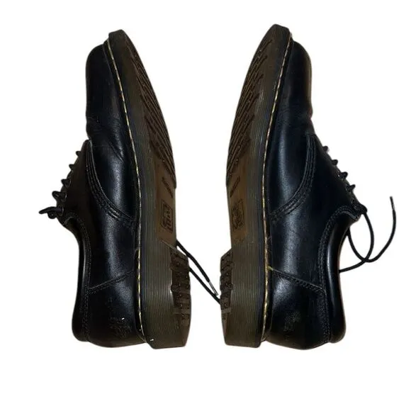 Dr. Marten Black Leather Shoes Size 10