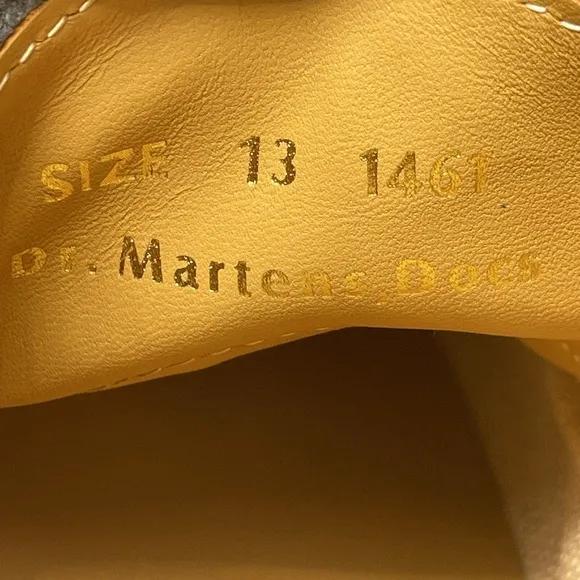 Dr.Martens 1461 Made in England Nubuck Leather Oxford Shoes Men's Size 13