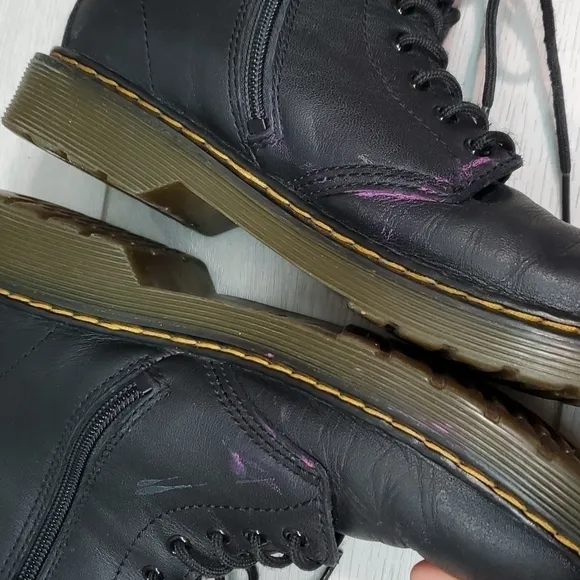 Dr.Martens Womens 1460 J High Top Leather Chunky Platform boots shoes sz 5