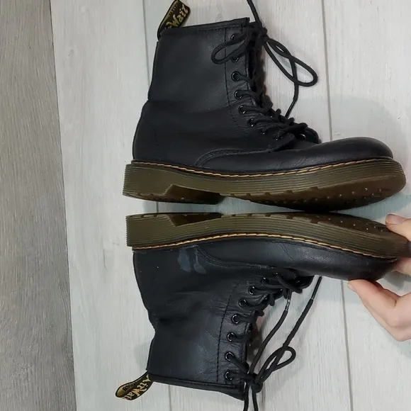 Dr.Martens Womens 1460 J High Top Leather Chunky Platform boots shoes sz 5
