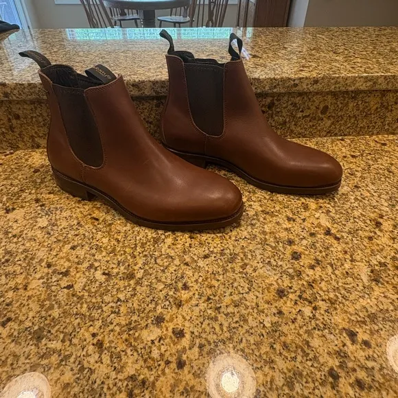 Dubarry Kerry Chelsea Men’s Brown Leather Ankle Boots 46 US 12 Gore-Tex