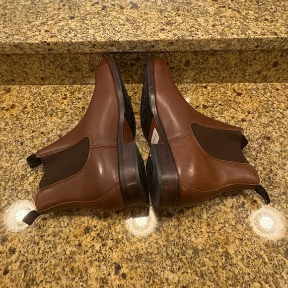 Dubarry Kerry Chelsea Men’s Brown Leather Ankle Boots 46 US 12 Gore-Tex