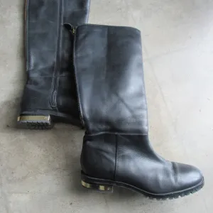 Dune London &quot;TAITE&quot; Black Leather Boots EU 40