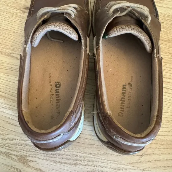 Dunham Brown Leather Dunham Boat Captain Shoes Mens Size 11 B Lace Up Comfort