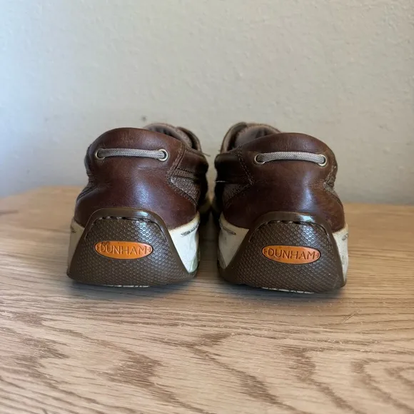 Dunham Brown Leather Dunham Boat Captain Shoes Mens Size 11 B Lace Up Comfort