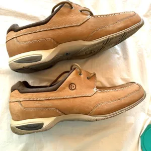Dunham Captains boat shoes casual leather tan. SZ 10 EWorn Once indoors.