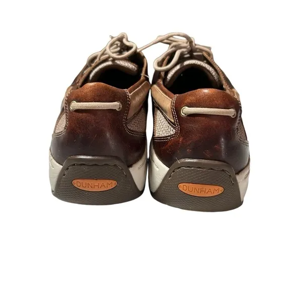 Dunham  Men's Boat Shoes US 15D Brown Leather MCN410BR