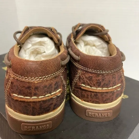 Durango Music City Leather Boat Shoe Men’s New in Box *Read Description*