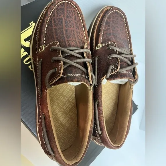 Durango Music City Leather Boat Shoe Men’s New in Box *Read Description*