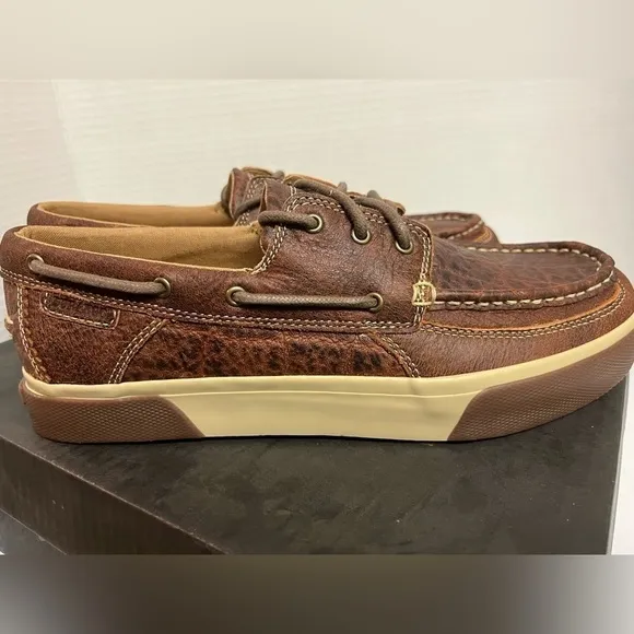 Durango Music City Leather Boat Shoe Men’s New in Box *Read Description*
