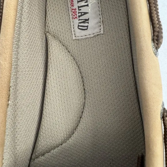 Eastland Women's 8.5 Boat Shoes Sunrise Leather Suede Loafer Flat Tan