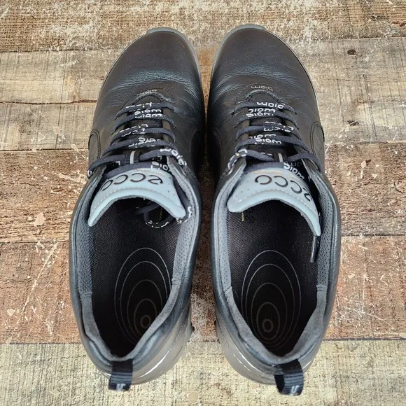 Ecco Biom G2 Hydromax Women's US 10/10.5 EU 41 Black Gray Yak Leather Golf Shoes