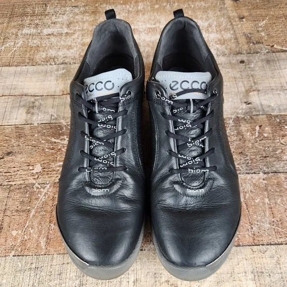 Ecco Biom G2 Hydromax Women's US 10/10.5 EU 41 Black Gray Yak Leather Golf Shoes