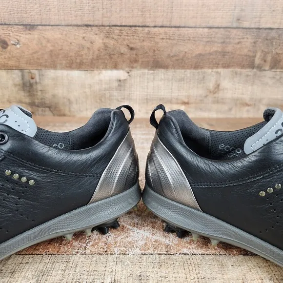 Ecco Biom G2 Hydromax Women's US 10/10.5 EU 41 Black Gray Yak Leather Golf Shoes