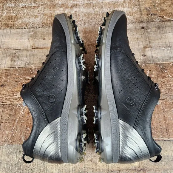 Ecco Biom G2 Hydromax Women's US 10/10.5 EU 41 Black Gray Yak Leather Golf Shoes