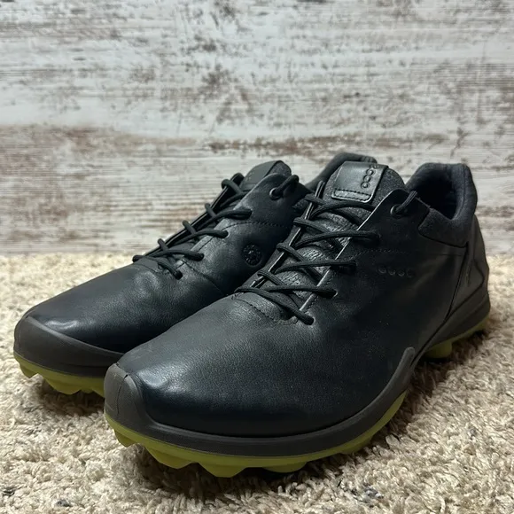Ecco BIOM G3 Black Extra Width Golf Shoes sz 47 (12.5)