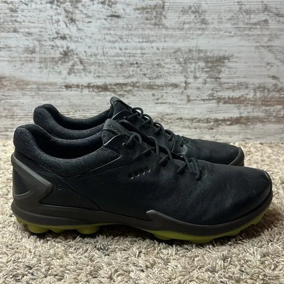 Ecco BIOM G3 Black Extra Width Golf Shoes sz 47 (12.5)