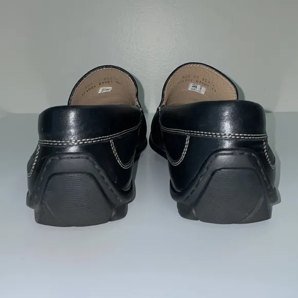 Ecco Classic moccasins. Men’s Size 41. Black leather‎ slip on loafers. EUC