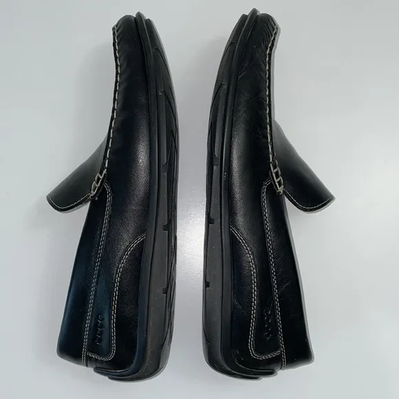 Ecco Classic moccasins. Men’s Size 41. Black leather‎ slip on loafers. EUC