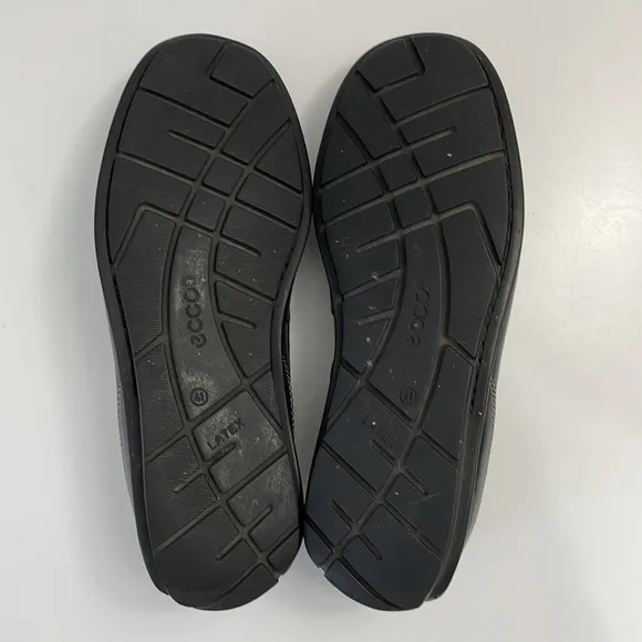 Ecco Classic moccasins. Men’s Size 41. Black leather‎ slip on loafers. EUC