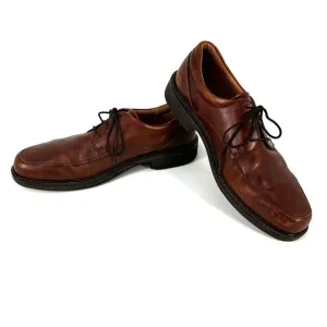 Ecco Holton Apron Shoe Men's Size US 13/EU 46 Toe Derby Dress Brown Leather