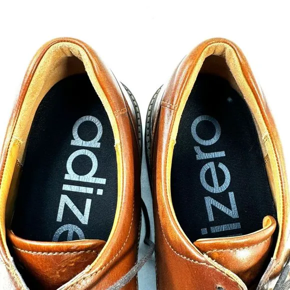 Ecco Holton Apron Shoe Men's Size US 13/EU 46 Toe Derby Dress Brown Leather
