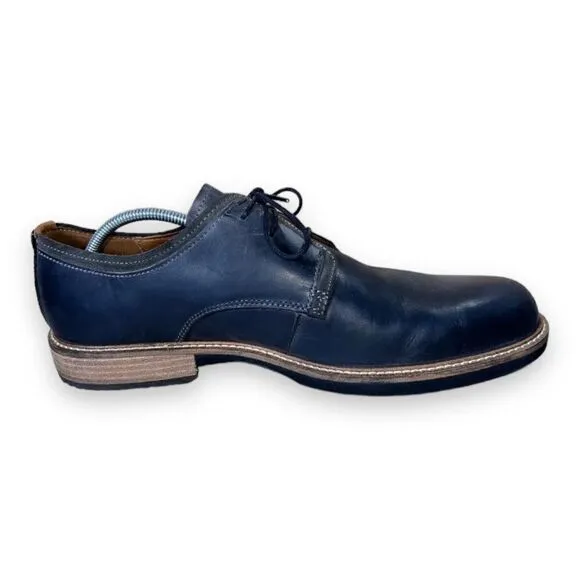 Ecco Kenton Derby Tie Black Leather Oxfords Men's 13.5
