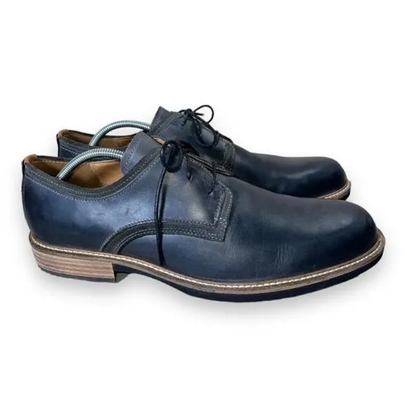 Ecco Kenton Derby Tie Black Leather Oxfords Men's 13.5
