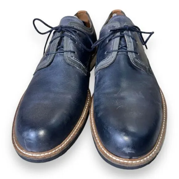 Ecco Kenton Derby Tie Black Leather Oxfords Men's 13.5