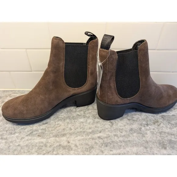 Ecco metropole zurich chelsea boot in COFFEE, Size 39, 8.5, BNWT