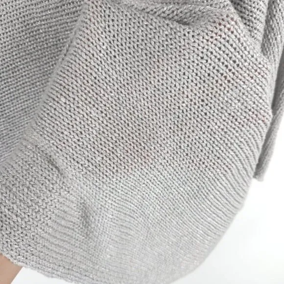 EILEEN FISHER LINEN Blend Knit Boat Neck 3/4 Sleeve Pullover Top Sweater MEDIUM