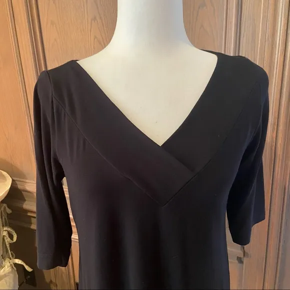Eileen Fisher V-Neck Dress-Small