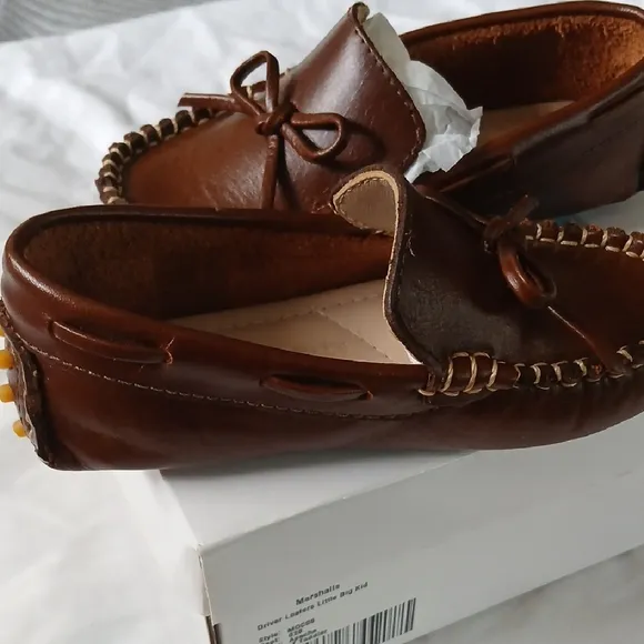Elephantito Brown Moccasins with Soft Leather and Flexible Sole.7 months Old