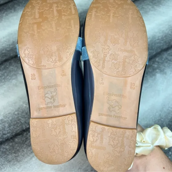 Elephantito Claire Patent Leather Steel Flats
