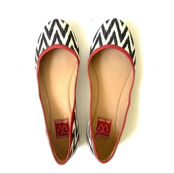 Ella Moss Chevron Ballet Flats