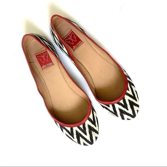 Ella Moss Chevron Ballet Flats