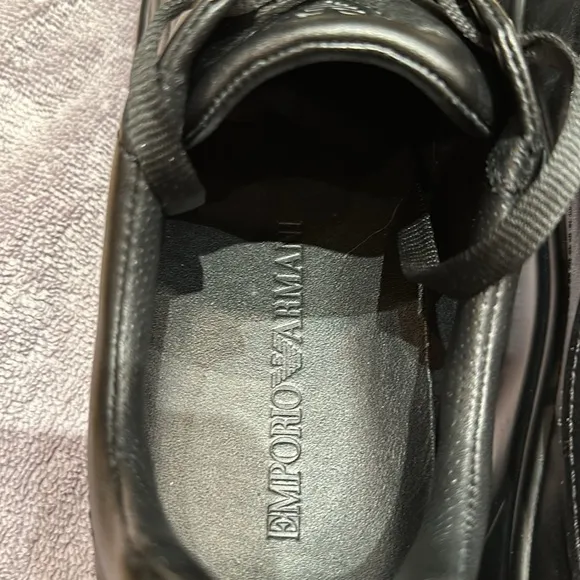 Emporio Armani Black Men’s Shoes