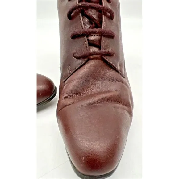 Enzo Angiolini Women’s Heeled Granny Victorian Witchy Booties Size 7M Brown
