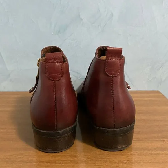Eric Michael Red Boots Made In Portugal Size 38‎