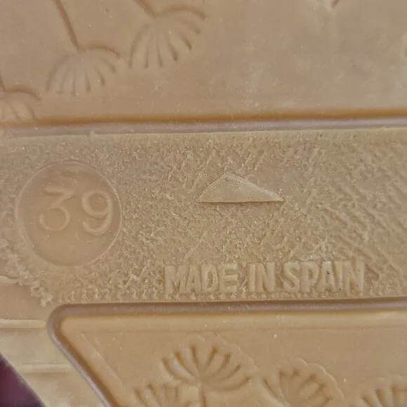 Eric Michael Vera Suede Espadrille Wedge Tan Size 39 (EU)
