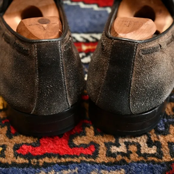 Ermenegildo Zegna | Distressed suede loafers