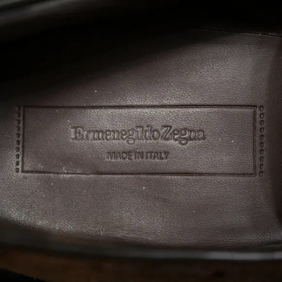 Ermenegildo Zegna | Distressed suede loafers