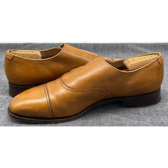 E.T. Wright Mens Pecan Double Monk Dress Shoes 13D Masters Collection England